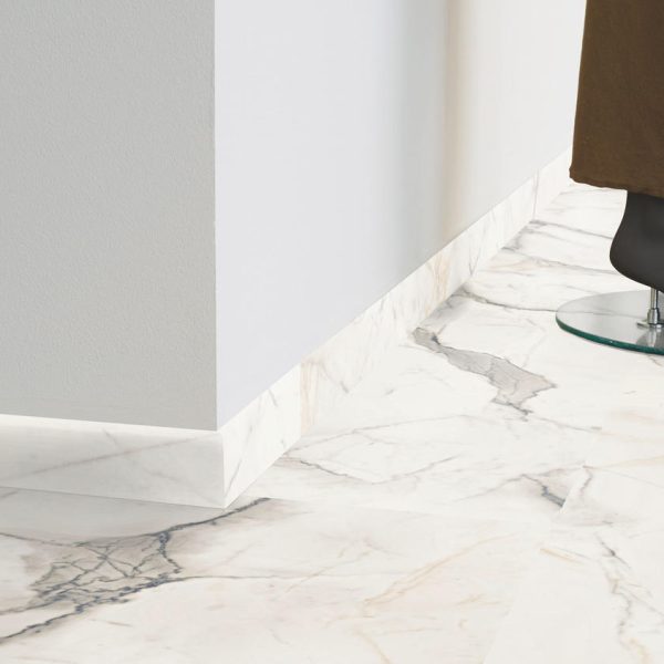 Plinta decorative pentru LVT - Carrara Grande WHITE