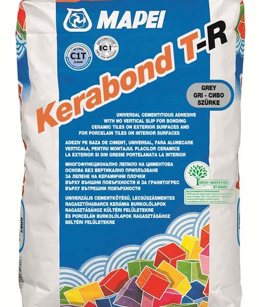 Adeziv gri int+ext,Mapei Kerabond T-R Grigio, placi ceramice absorbante 25kg/sac